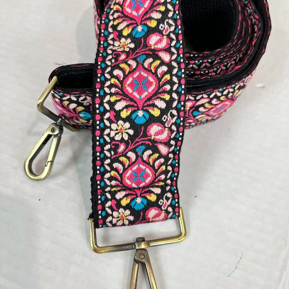 Unbranded Adjustable textile interchangeable strap, bohemian look approx. 55"